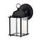 Nuvo Lighting 8W 3K LED Cube Lantern, Black Finish, Clear Beveled Glass 62/1571 - alternate 5